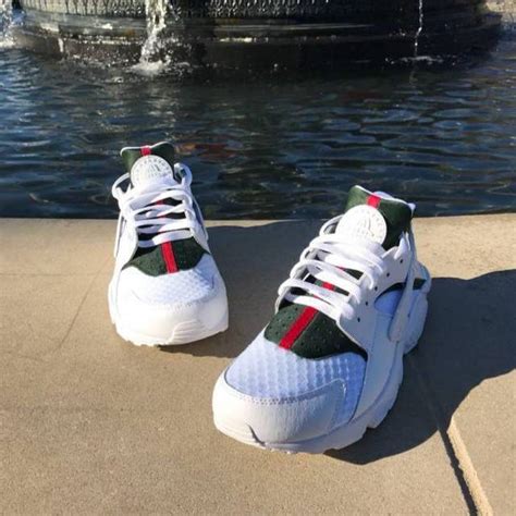 white gucci huaraches